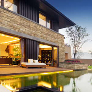 Isola Gold exterior pool