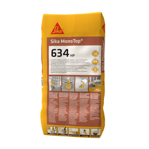 Sika MonoTop-634 HP χυτεύσιμο κονίαμα μεγάλου πάχους (Σακί 25kg)