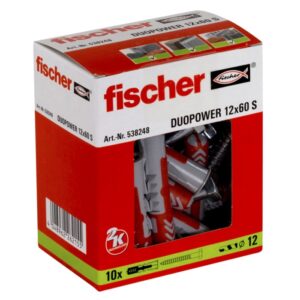 fischer DuoPower 12X60 S Νάιλον βύσμα με βίδα
